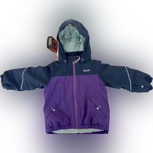 Patagonia Kids Puffer Jacket - Navy and Purple